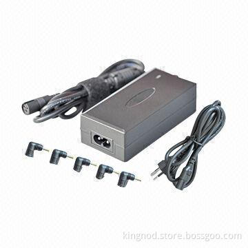 65W smart AC adapter, equipped 5 different adapters, easier to use, 9.5V/A1, 12V/A2, 19V/A4, 20V/A7